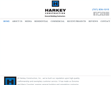 Tablet Screenshot of harkeyconstruction.com